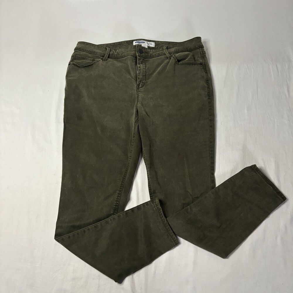 Old Navy Olive Green Rockstar Super Skinny Jeans Size 14 | Women’s Pants